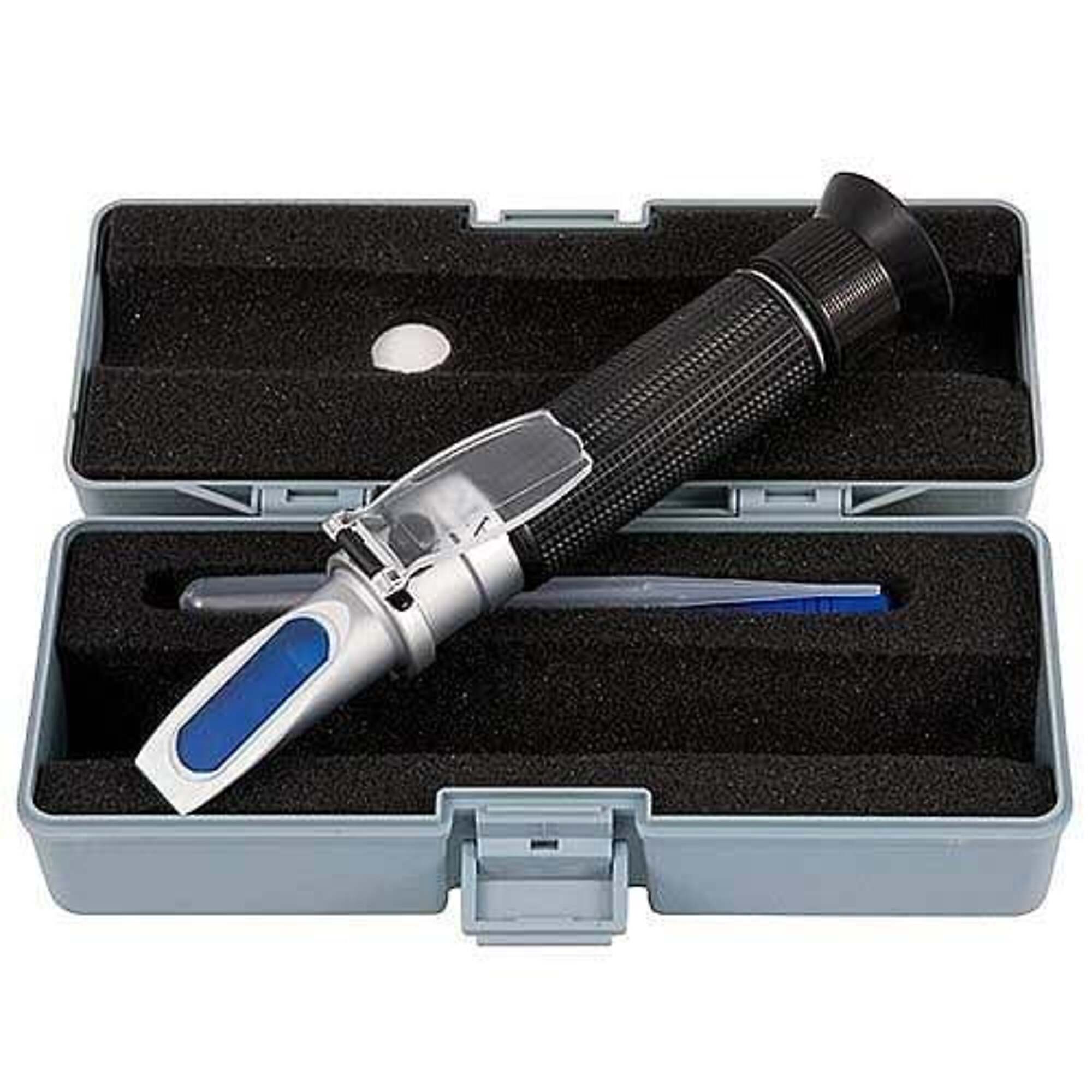 PCE Handheld Honey Refractometer — Measures % Brix, % Water Content, Degrees Baume, Model# PCE-5890